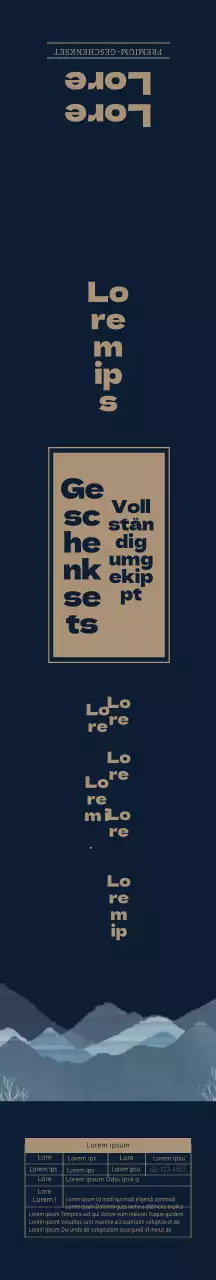 Navy Luxuriöses Premium Abalone Set