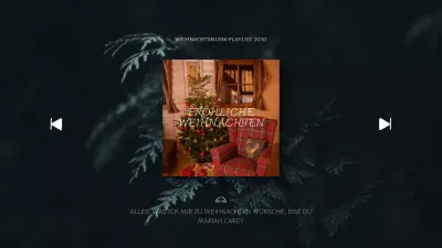 Miniaturansicht des Musikkanals mit grünem Weihnachtsmotiv