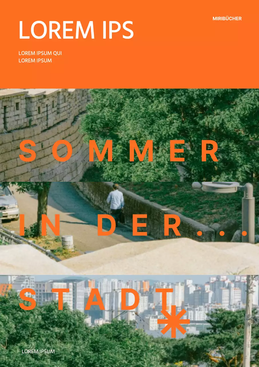 orange emotionale Fotografie einfacher Fotoessay