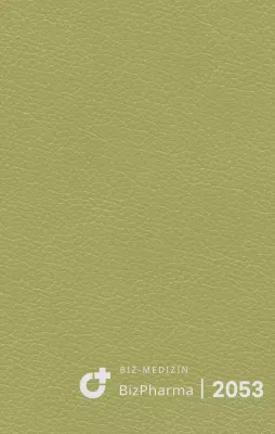 Tagebuchdeckel mit vertikalem Logo eines Pharmaunternehmens