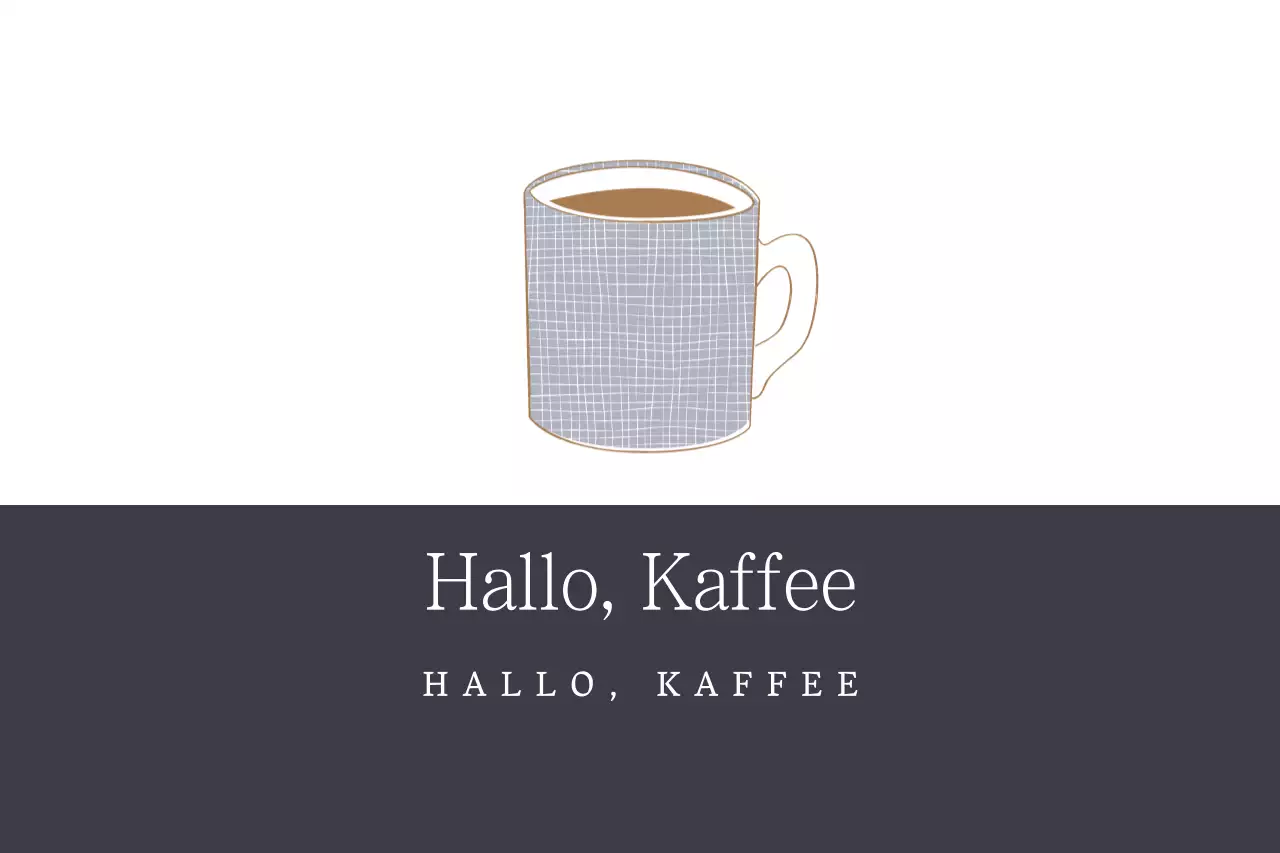 Hallo Kaffee