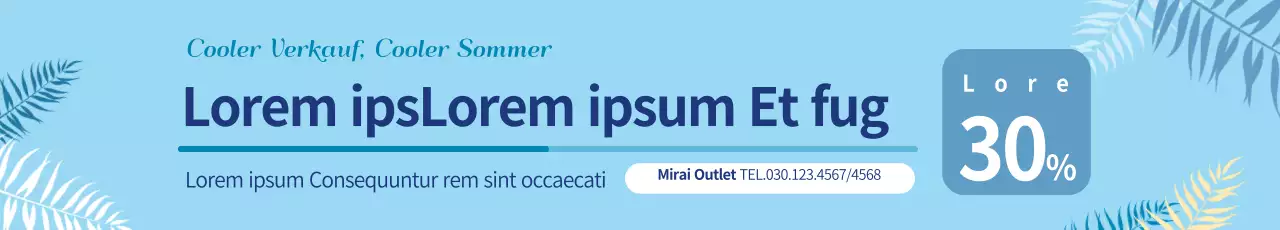 Sommerschlussverkauf