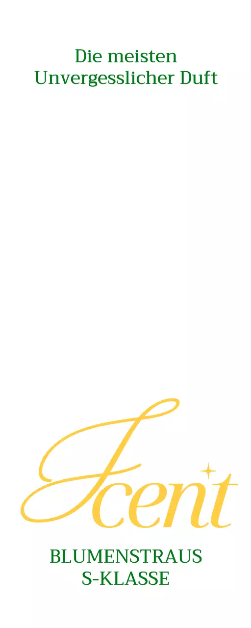 Einfache Blumenladenwerbung mit grünem und gelbem Text