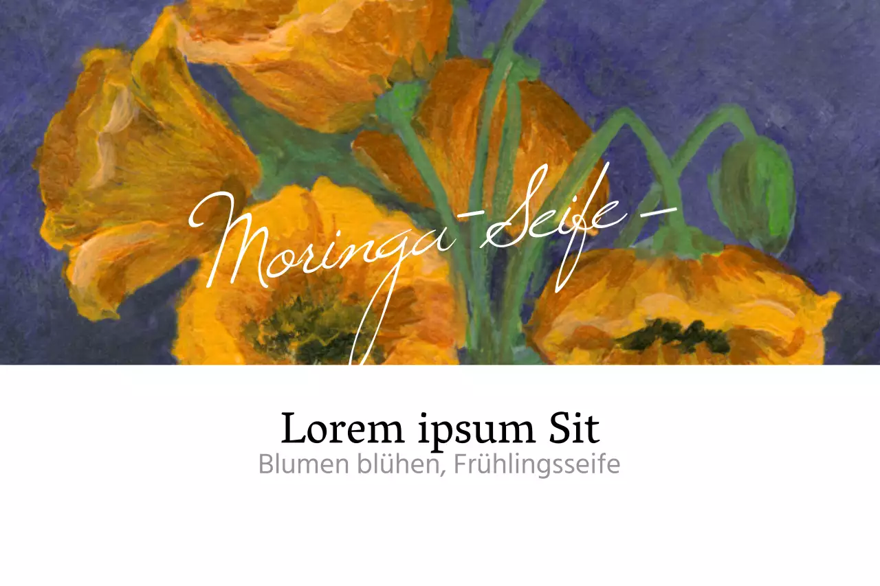 Wenn die Blumen blühen und der Frühling