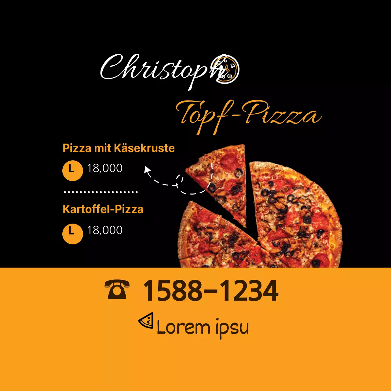 Chris's Holzofen-Pizza