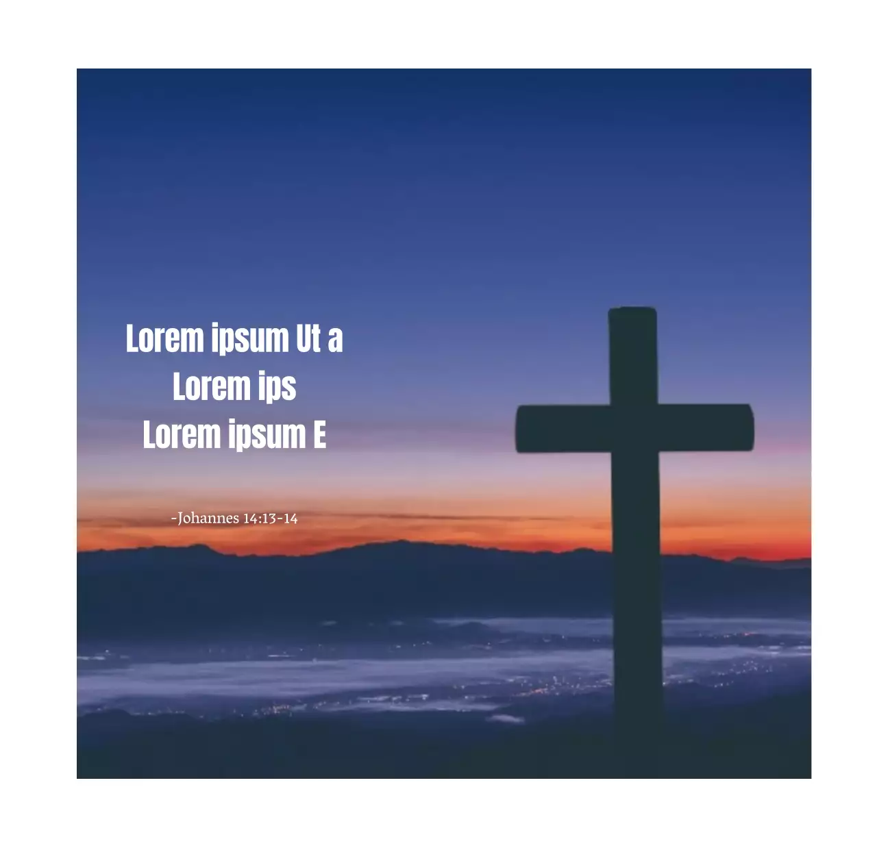 Einfacher Bibelvers-Kirchen-Tischkalender