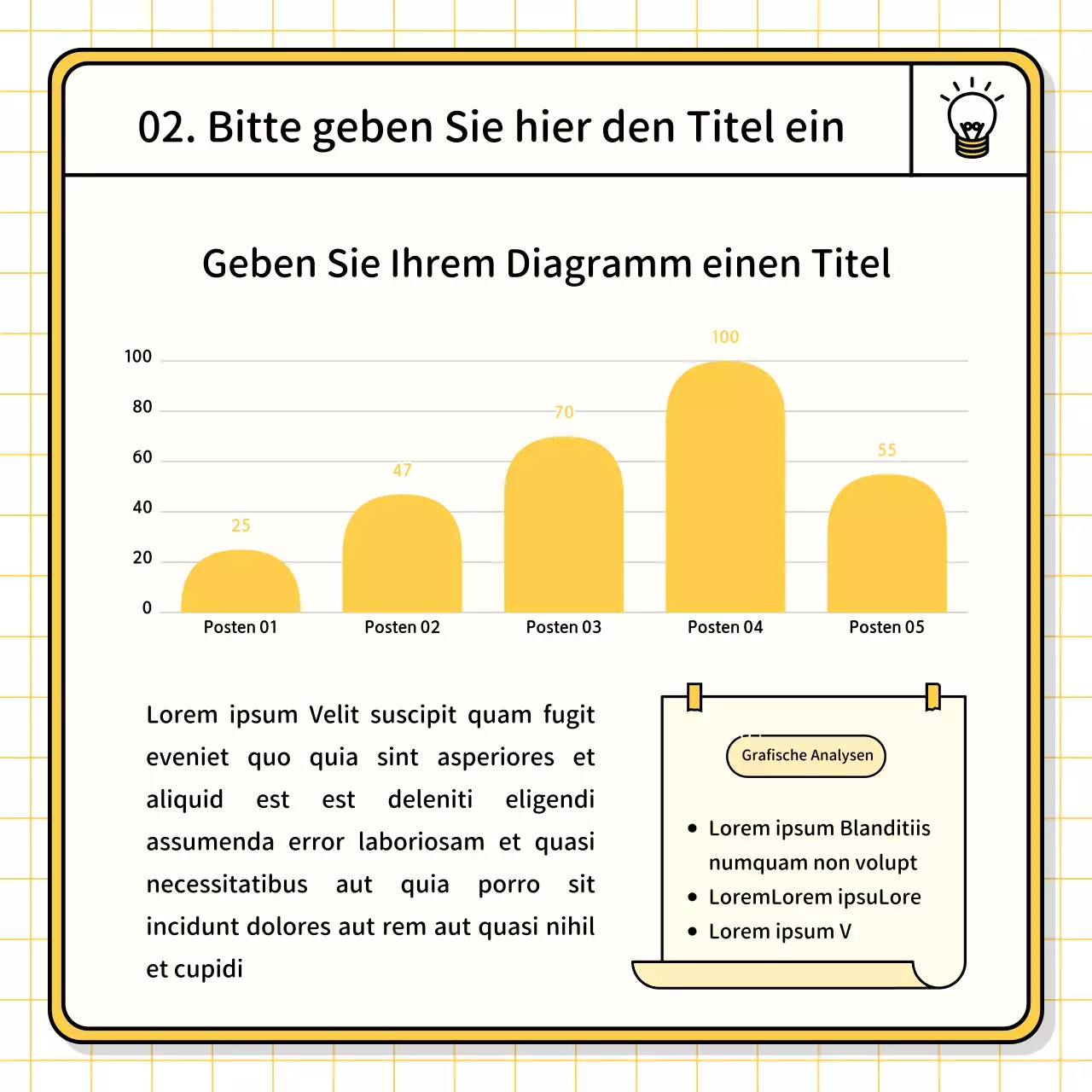 Basis-Präsentationsset in Gelb und Chartreuse