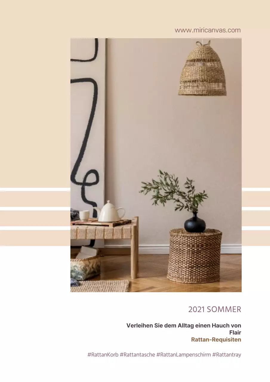 Rattan Summer Trent Fördert einen sentimentalen Requisitenkurs