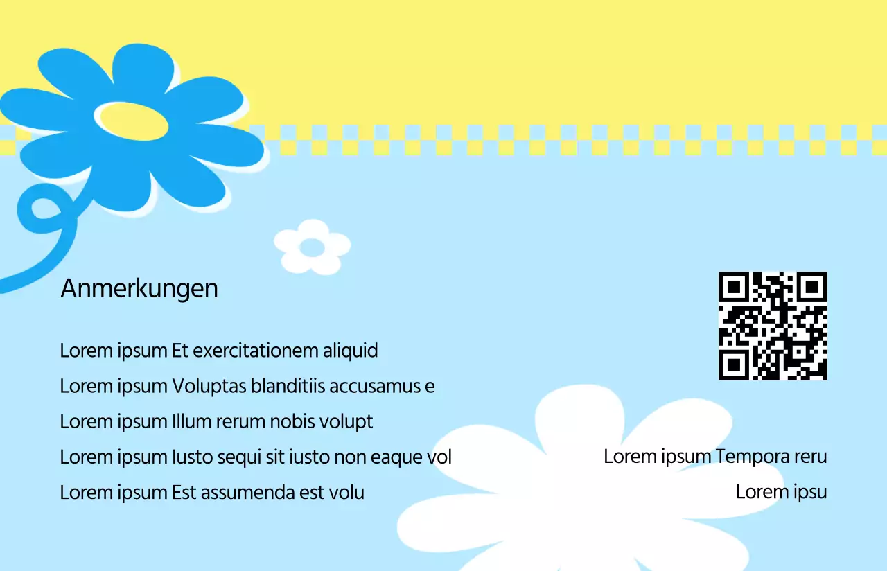 Ein frischer Look mit einem gelben und blauen Hintergrund Sommerbibelschule