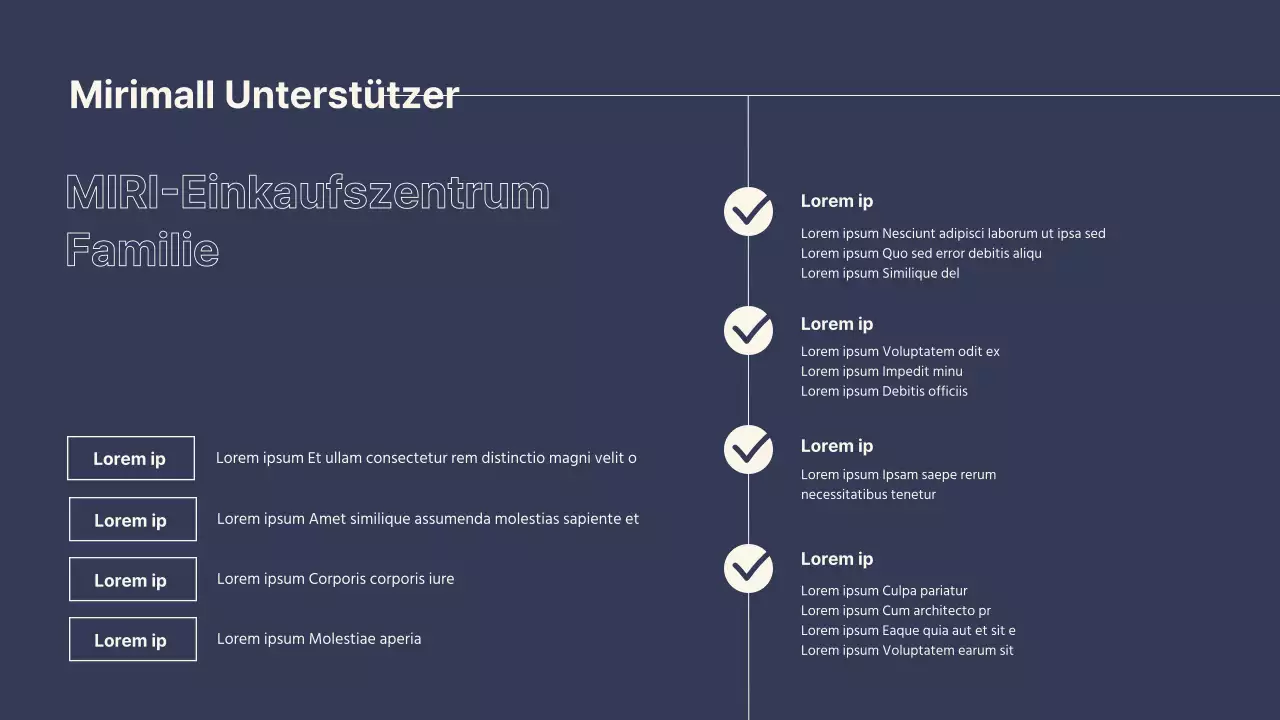 Black Friday Eventplaner für ein modernes Einkaufszentrum in Marineblau und Beige