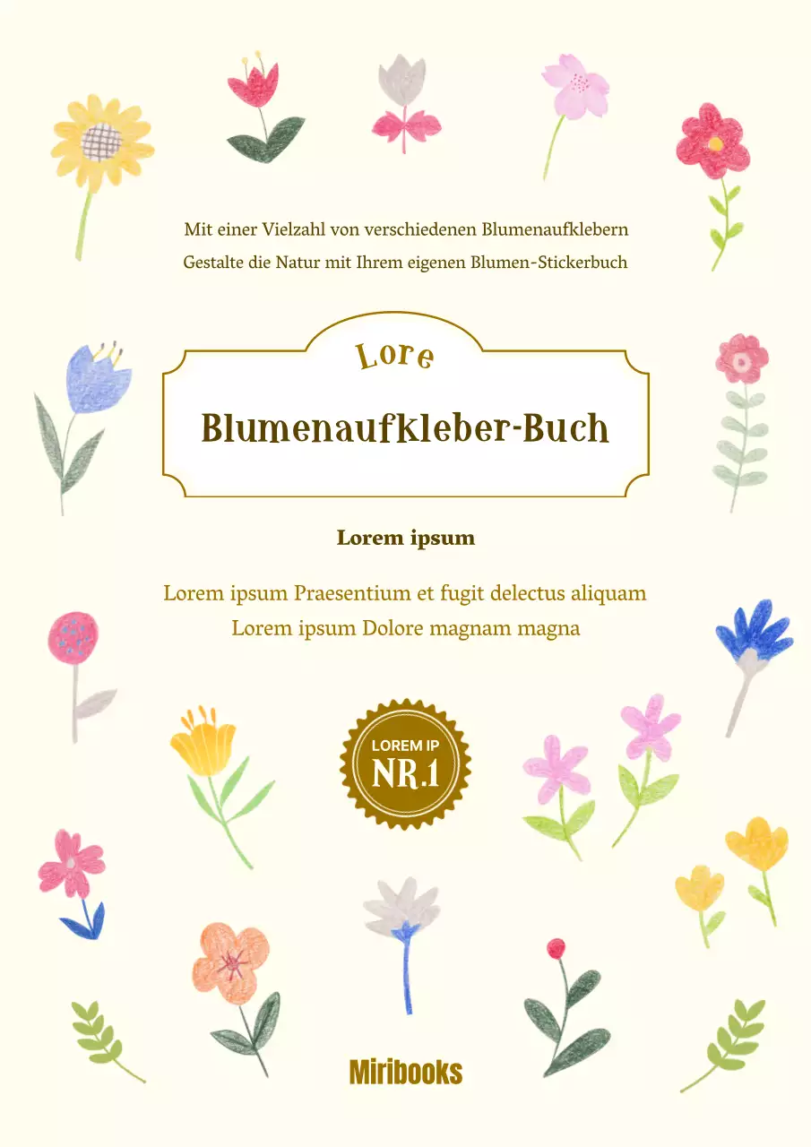Gelbe naturfarbene Bleistiftzeichnung Kinderbuchcover