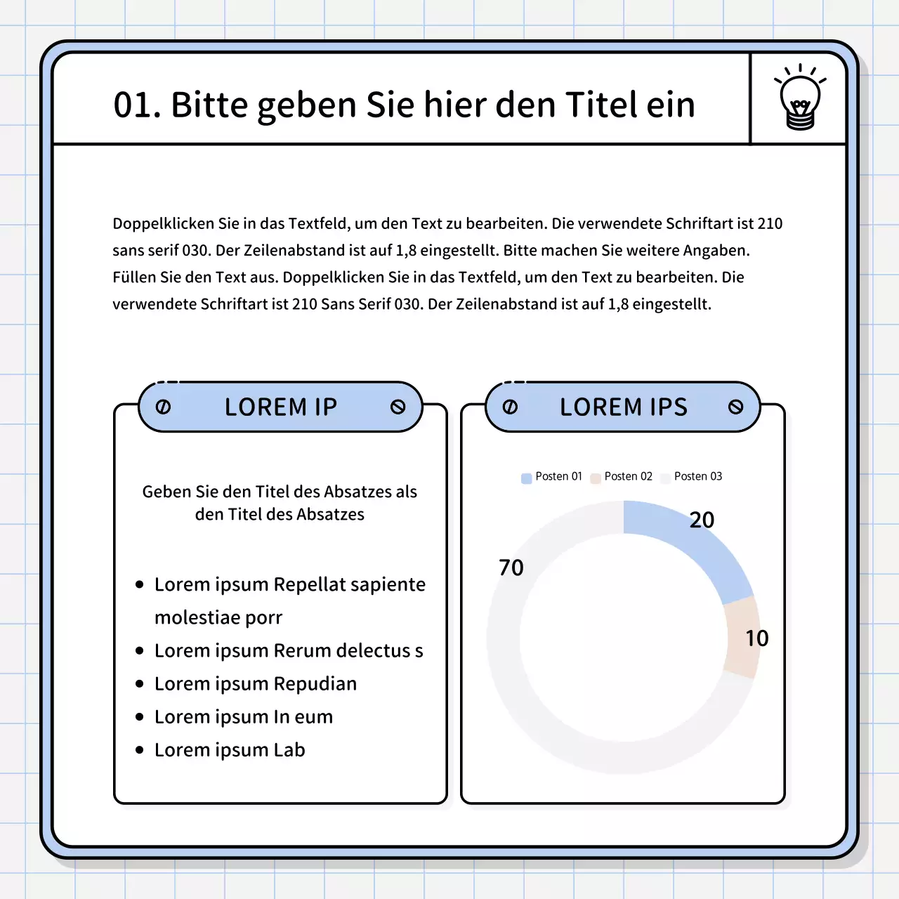 Basis-Präsentationsset in Gelb und Chartreuse