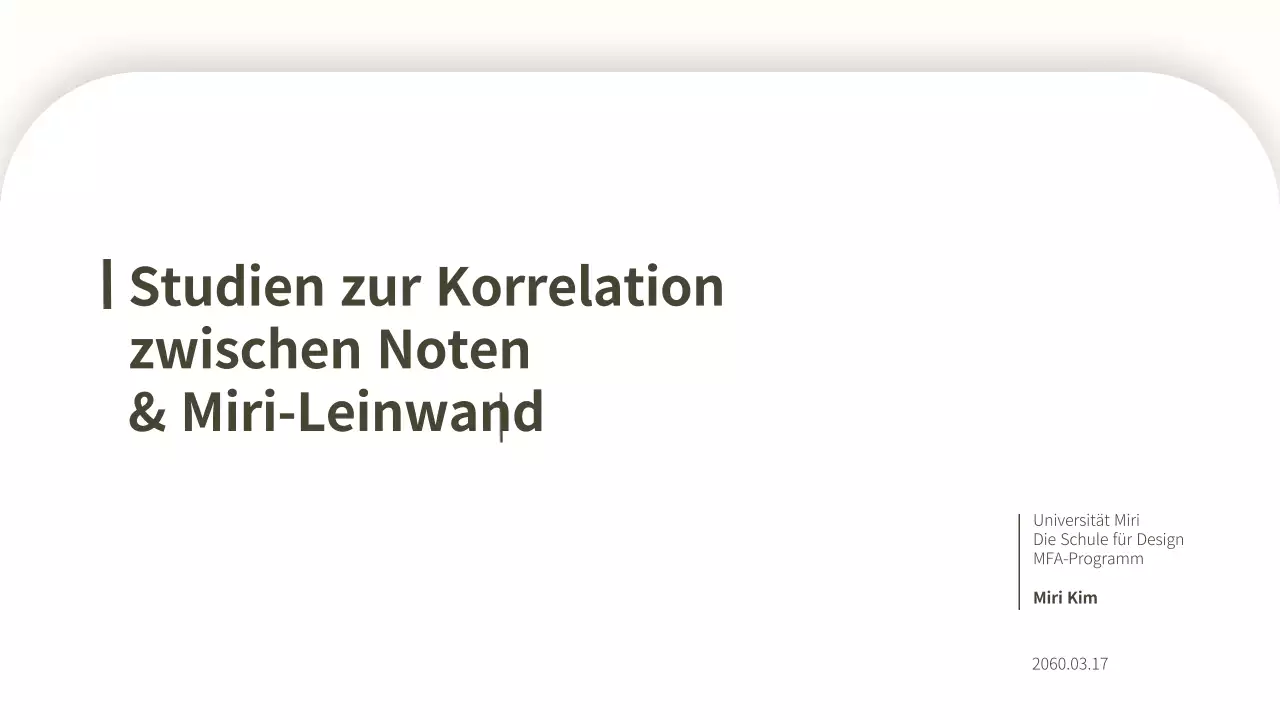 Eine weiße, übersichtliche, minimalistische, einfache Papierpräsentation