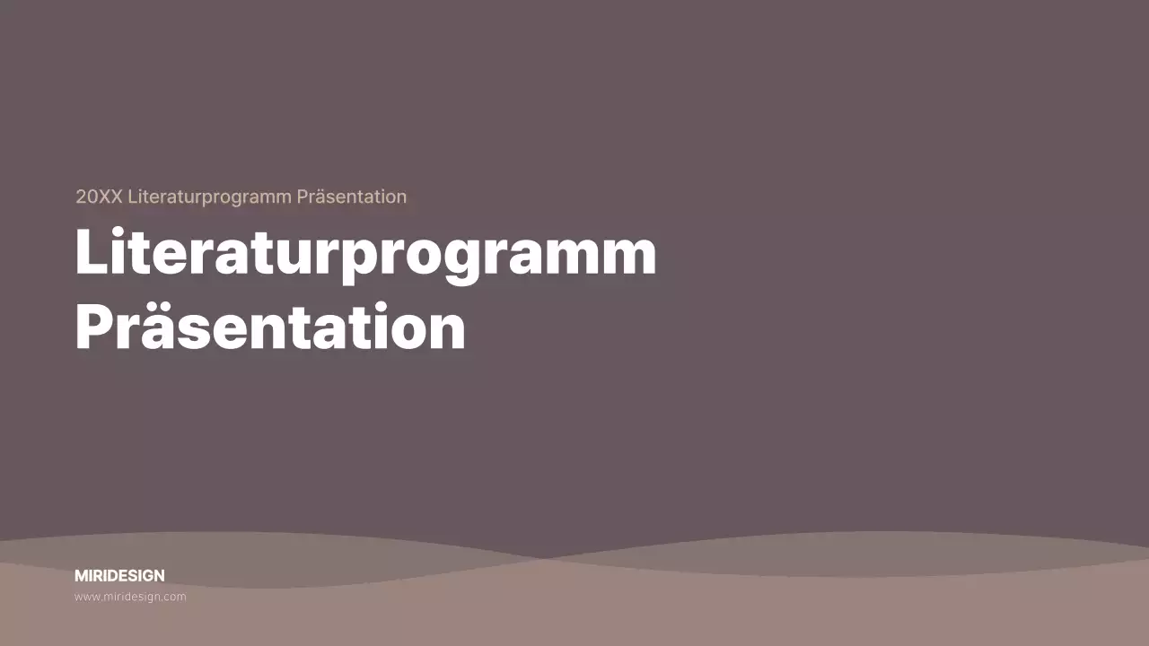 Einführung in das thematische Leseprogramm Brown