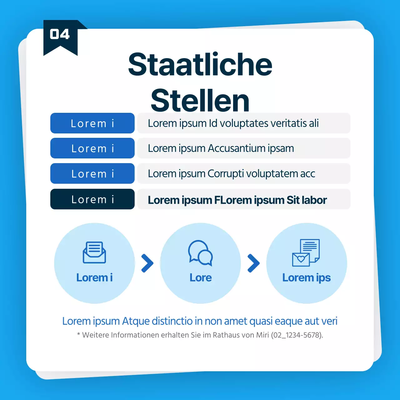 Einstellung von Teilzeitkräften in blauen und hellblauen Ämtern