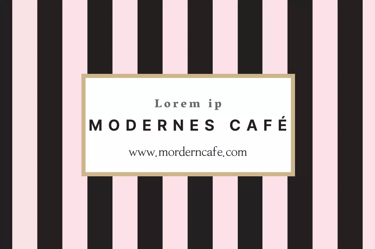 Modernes Cafe