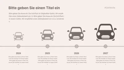 Play Clean konzeptioneller Zeitstrahl in Gelb und Braun