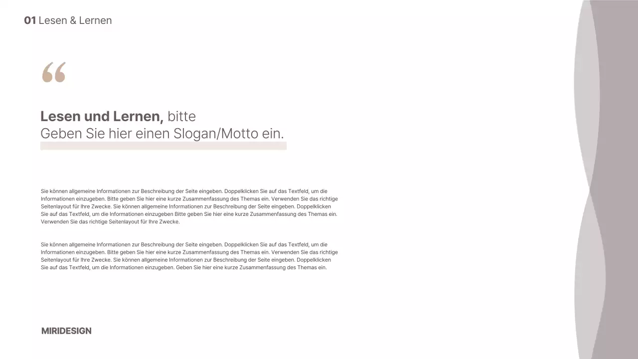 Einführung in das thematische Leseprogramm Brown