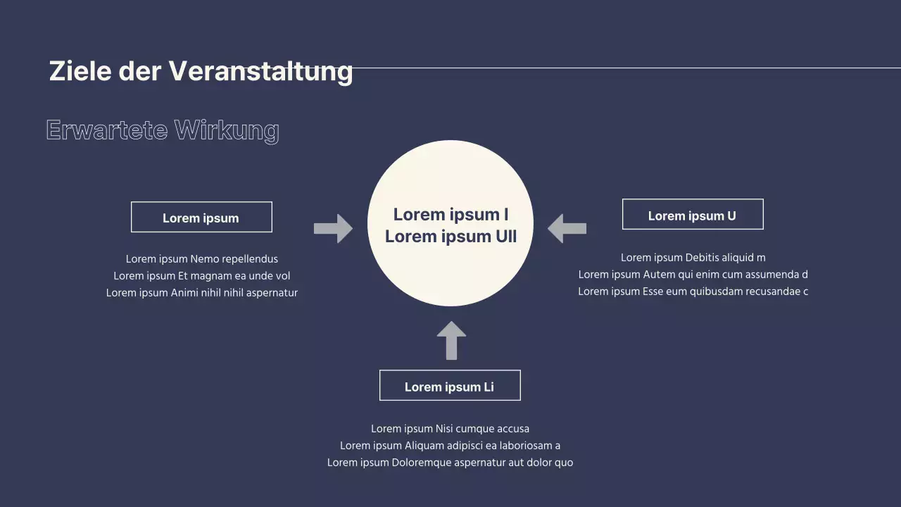 Black Friday Eventplaner für ein modernes Einkaufszentrum in Marineblau und Beige