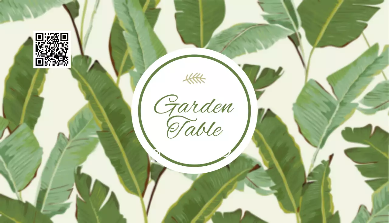 緑 ナチュラル レストラン 名刺