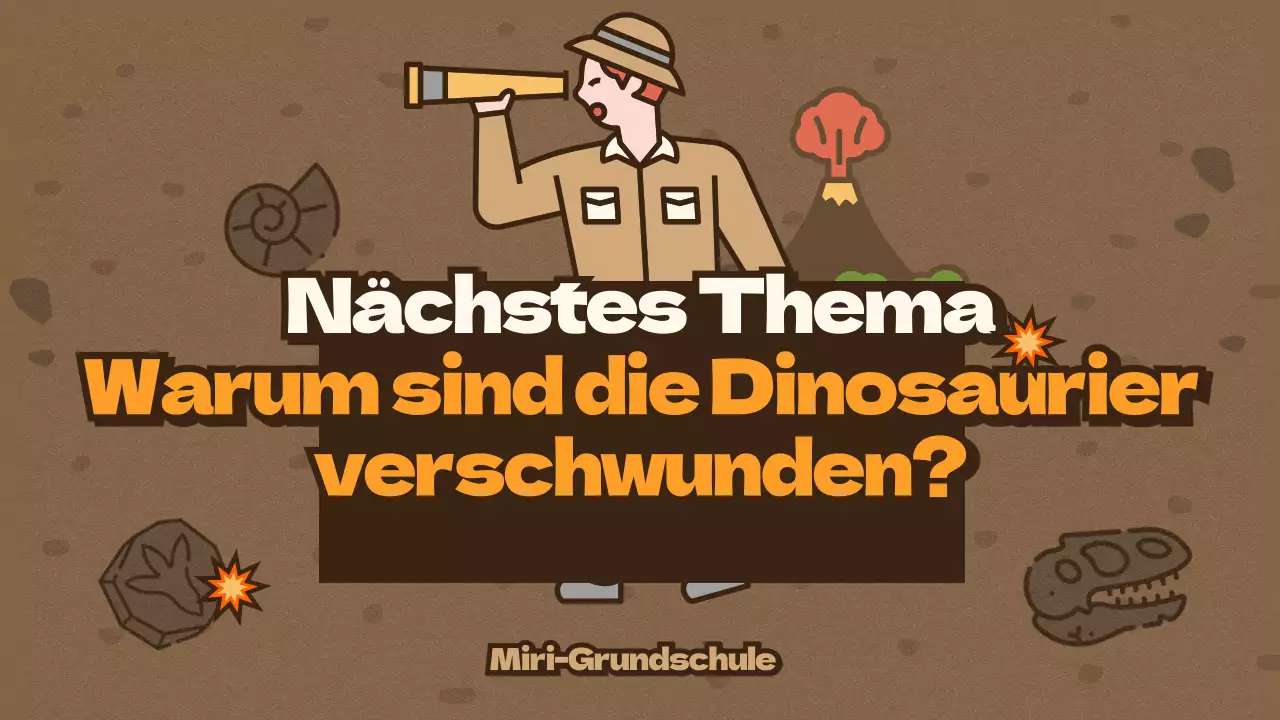 Brown Exploration Team Konzept Cute Dinosaurier Illustration Wissenschaft Zeit