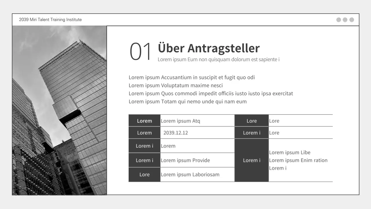 Angebot für ein maßgeschneidertes Schulungsprogramm für Unternehmen PPT von Grayton