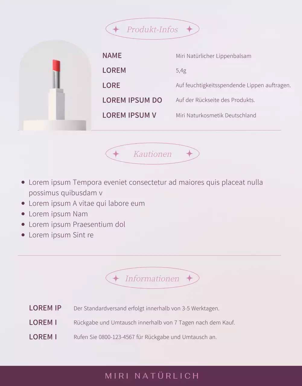 Emotionale getönte Kosmetika, um rosa und lila Fotos hervorzuheben