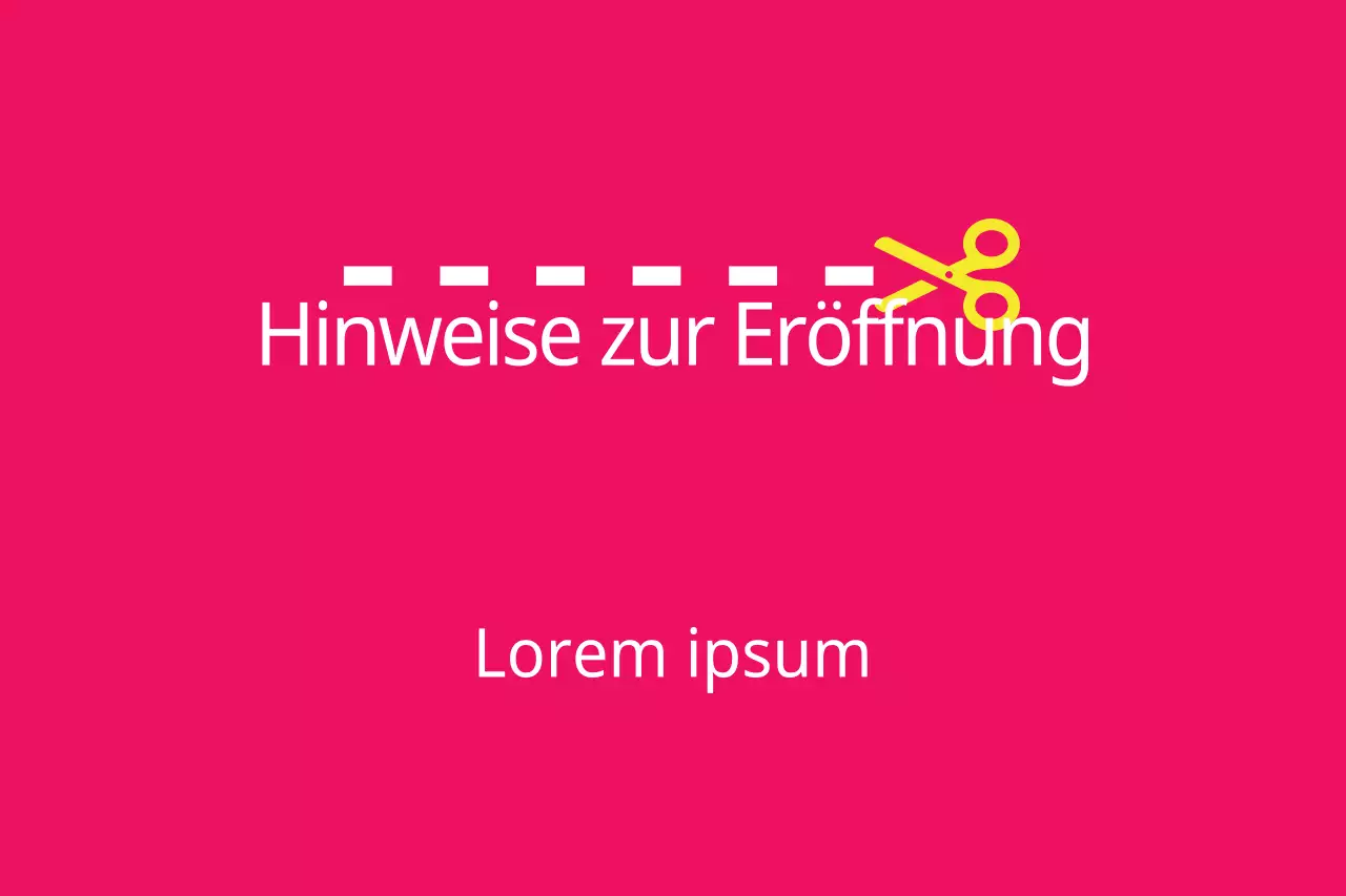 Anmerkungen zur Eröffnung