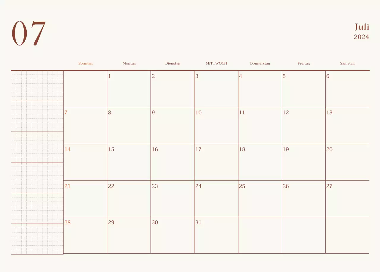 Emotionales Cafe-Fotolayout in Beige und Braun