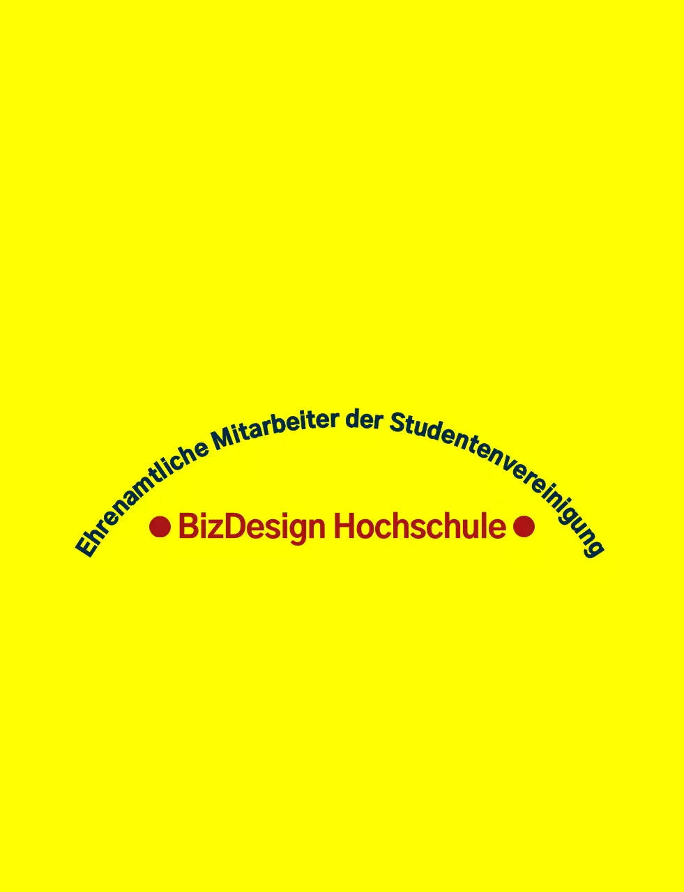 Einfache und saubere Schild-Symbol und Emblem Logo-Kombination Stil in gelb und marineblau-rot High-School-Student Regierung Service Organisation