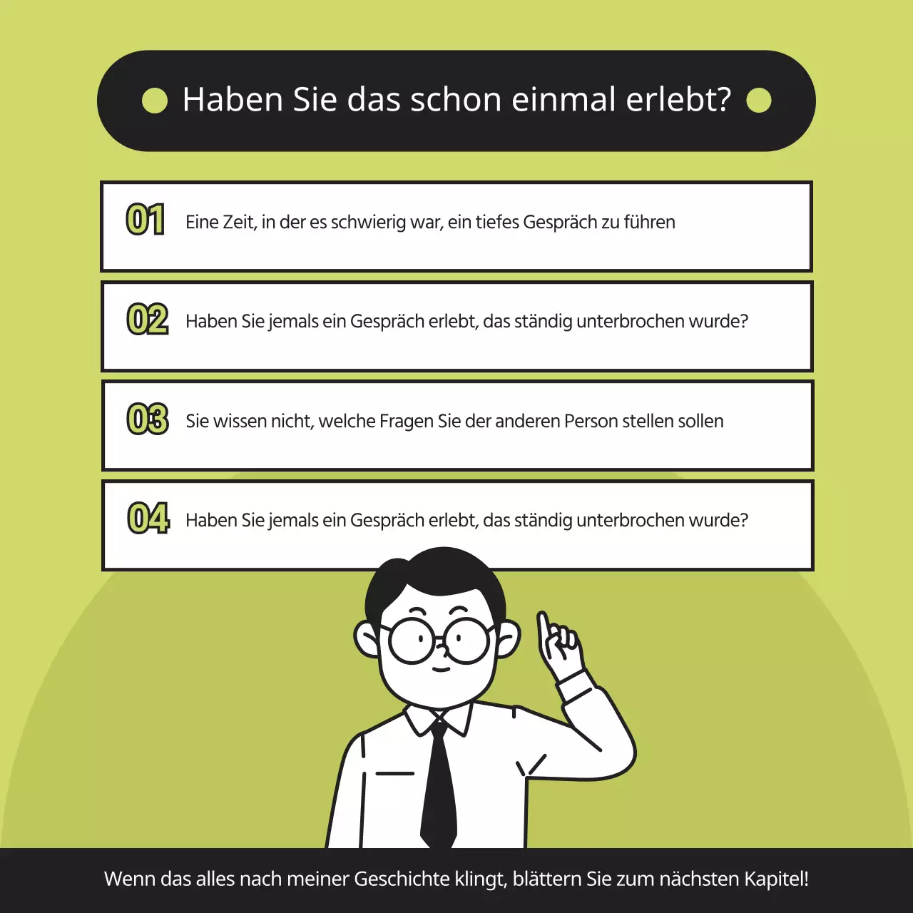 Lime green and black social life cardNews