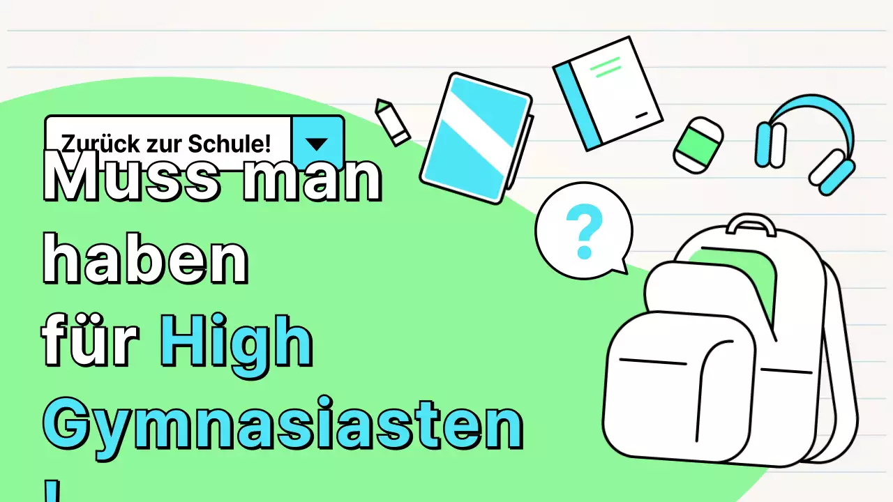 Hellgrün und himmelblau niedlich High School Erstsemester Tasche suchen