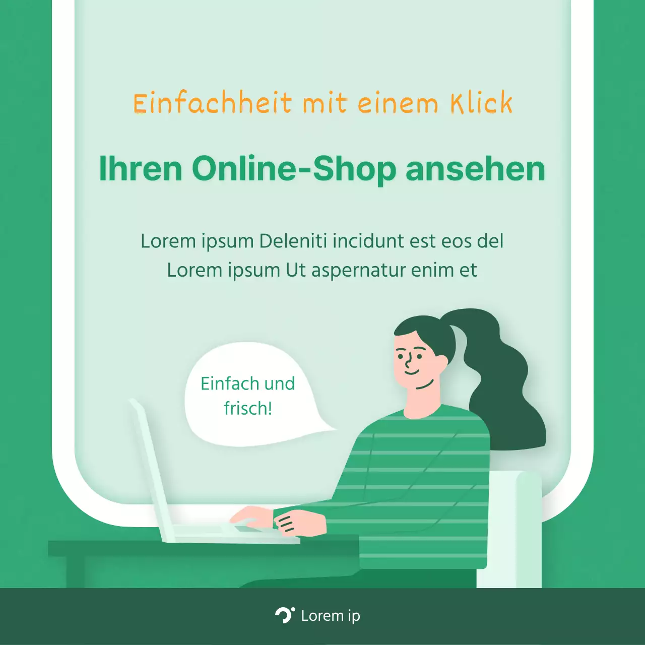 Grün Ton Orange Punkt Einfache Illustration Lebensmittelsicherheit Tag Karte Nachrichten