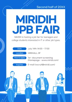 Blue Simple Blue Miridigroup to hold second half recruitment information session