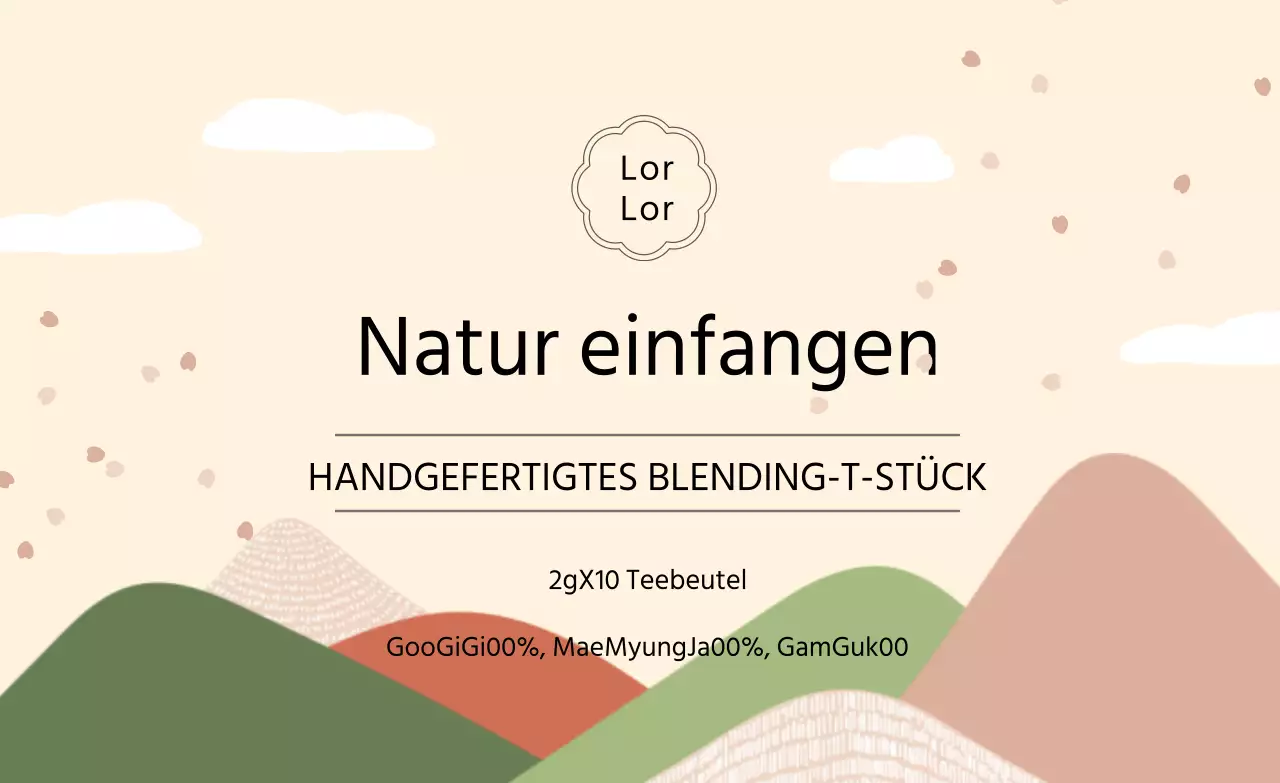 Pastellfarbene Calm Healthy Tea Aufkleber