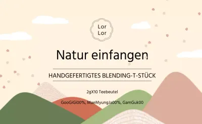 Pastellfarbene Calm Healthy Tea Aufkleber