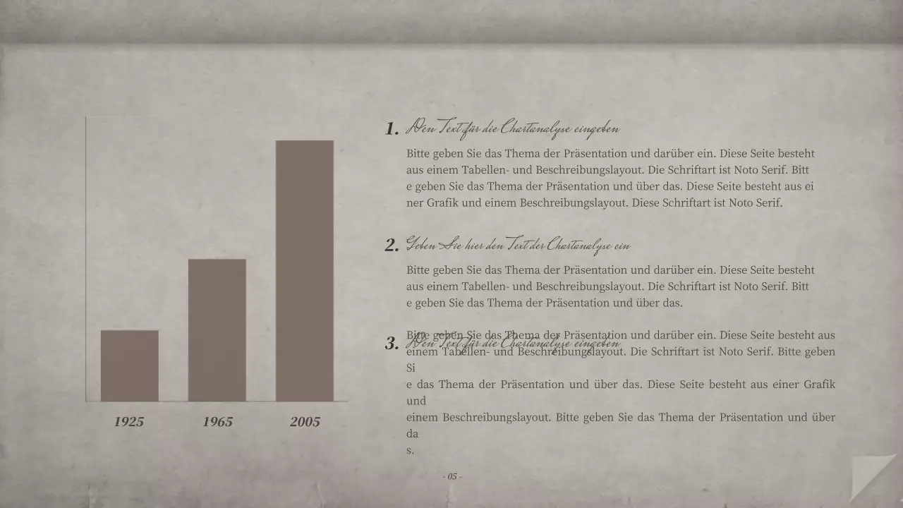 Storybook-Präsentation mit braunem, altem Notizbuchkonzept