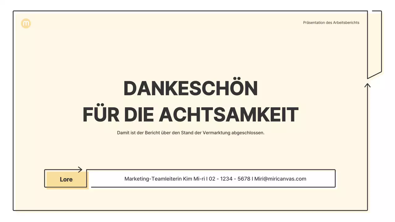 Punktformen mit Pfeilen in hellgelb Business-Präsentationsmappe