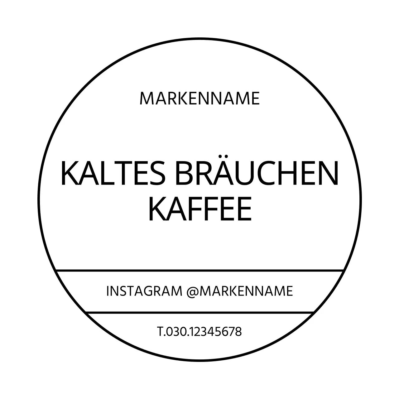Weißer einfacher Rahmen Kreis