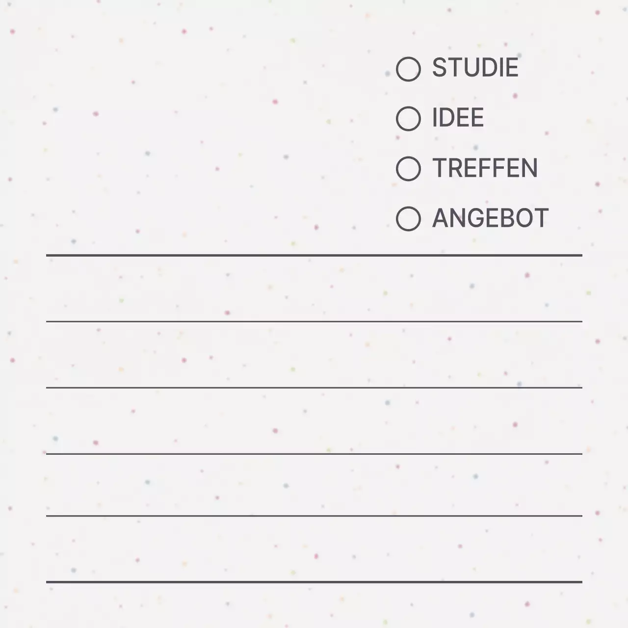 Buntes Kieselstein-Punkt-Muster für persönliche Merchandise-Artikel