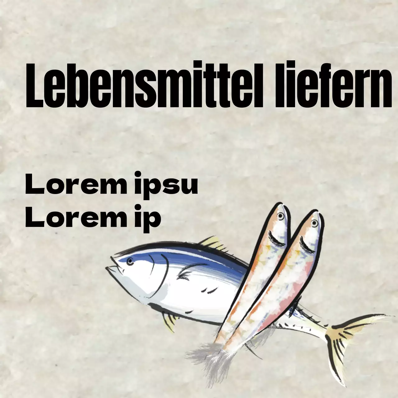 Lieferung von Lebensmitteln