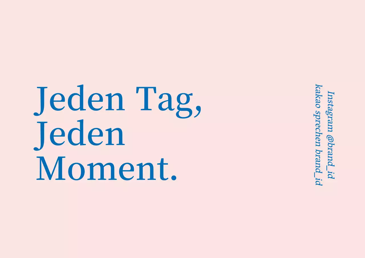 Rosa-blaue Markenetiketten