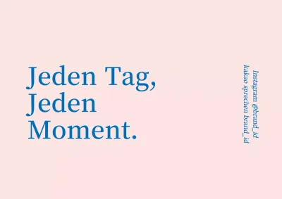 Rosa-blaue Markenetiketten