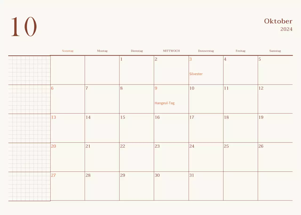 Emotionales Cafe-Fotolayout in Beige und Braun