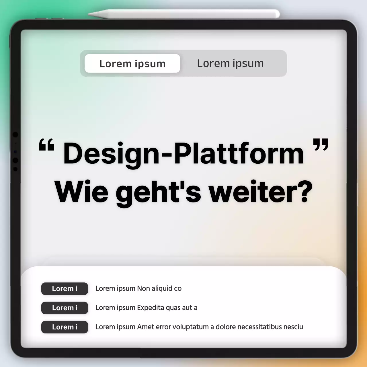 Ergebnisbericht der Umfrage zum Gradient UI-Konzept