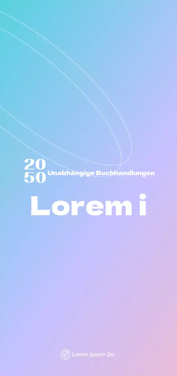 Werbung für ein institutionelles Festival mit einem blau-violetten Farbverlauf im Hintergrund