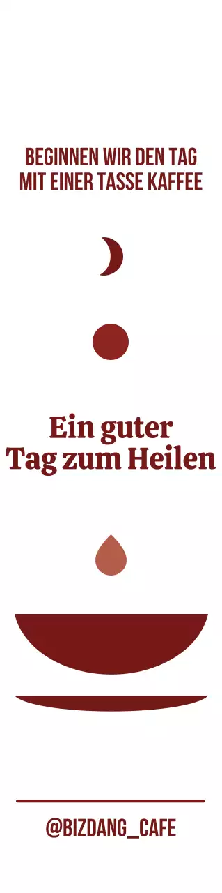 Saubere und einfache Mond und Kaffee Illustration Stil in braun und weiß für Cafe Förderung und Förderung