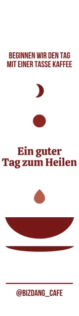 Saubere und einfache Mond und Kaffee Illustration Stil in braun und weiß für Cafe Förderung und Förderung