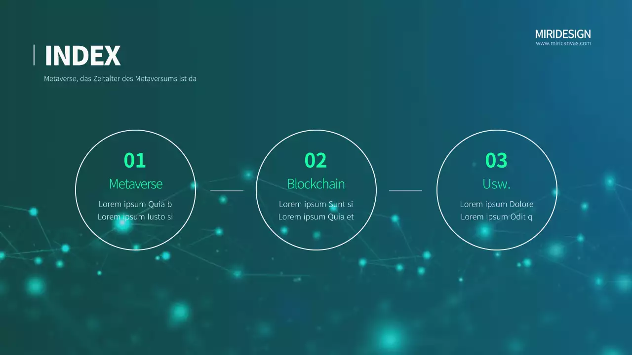 Greentone Metaverse Vorlage