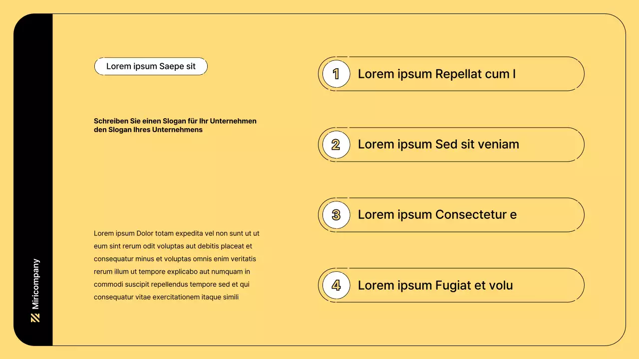 Business-Illustration mit einfachen Linien und gelber Farbe